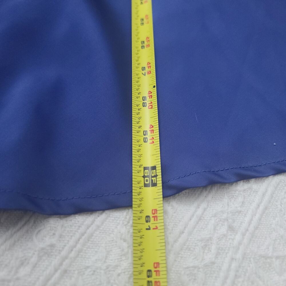 Lulus elegant classic mock neck satin sleeveless maxi dress blue Size Large - Picture 5 of 13